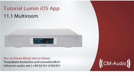 Lumin iOS App Benutzeranleitung 11.1 - Multiroom