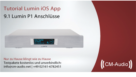 Lumin iOS App Benutzeranleitung 9.1 - Lumin P1 Anschlüsse