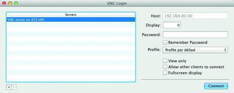 Trinnov ST2-HiFi - VNC Server