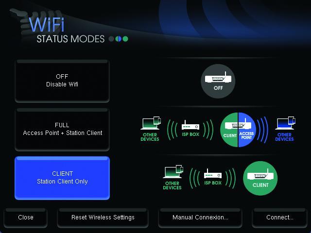 Trinnov ST2-HiFi WiFi Settings
