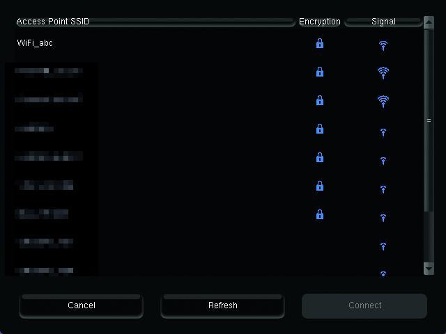Trinnov ST2-HiFi - Zugangsknoten Liste
