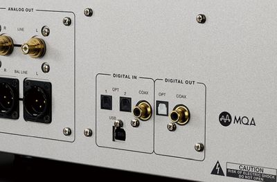 luxman digital player d10x digial input output hinten