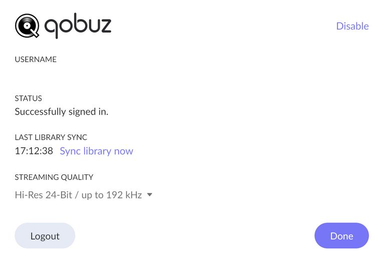 roon einstellungen streaming qualitaet von quobuz