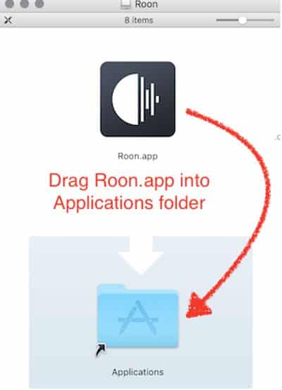 roon installation mit macos