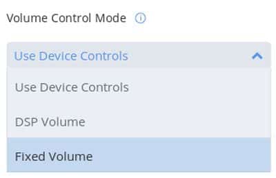roon grundlagen der audioeinrichtung lautstarkenregelungsmodus