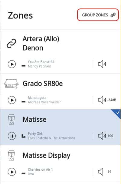 roon zonen gruppierung