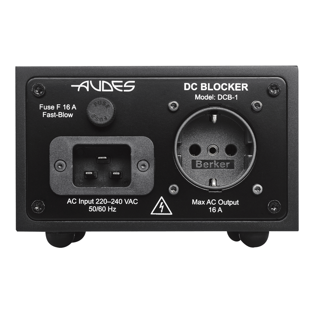 Audes Gleichstromfilter DCB1 - Vor dem Kauf unverbindlich als Testpaket von CM-Audio zu Hause ausprobieren. 3% Skonto bei Bestellung per Telefon oder E-Mail.