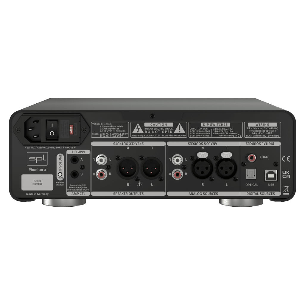 Kopfhörerverstärker Phonitor x von SPL jetzt telefonisch oder per E-Mail mit 3% Skonto bestellen oder vorher kostenlos als Testpaket zu Hause ausprobieren.